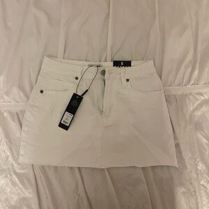 Fashion Nova White Mini Skirt